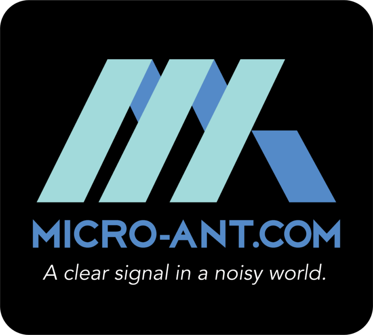 Micro-Ant - A clear signal in a noisy world - Logo